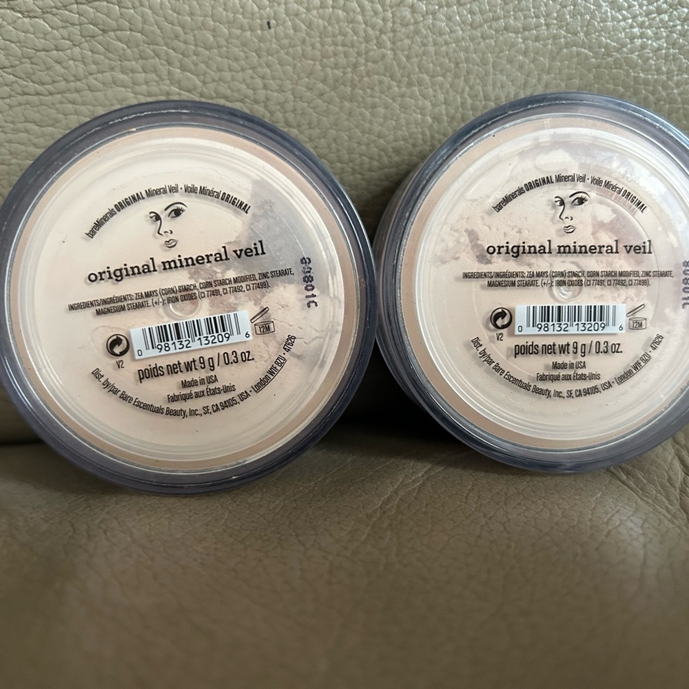 BareMinerals Original Mineral Veil 9g/0.3oz Full Size Lot Of 2 NEW
